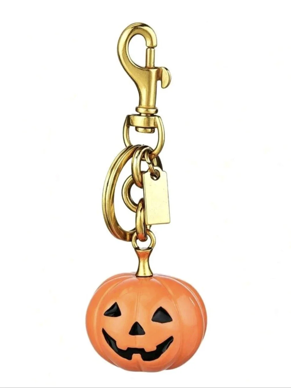 Jack-o'-Lantern Pumpkin Bag Charm/ Keychain NEW